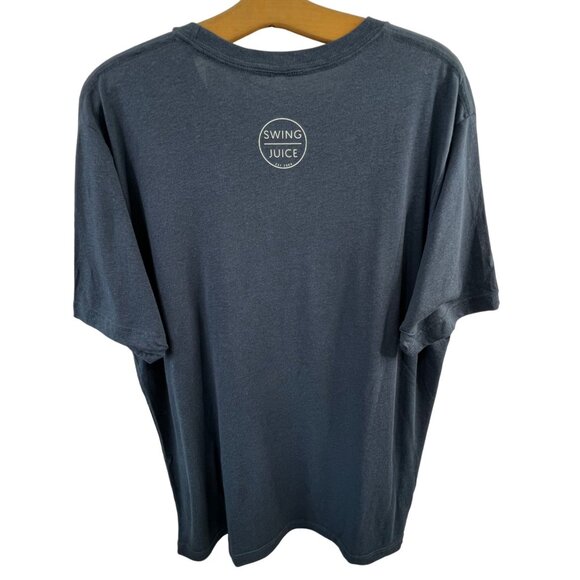 Swing Juice Golf TShirt Size Large Crewneck Pullover Blue Active NEW - Picture 2 of 6
